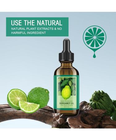 Bergamot Essential Oil - 100% Natural Bergamot Oil for Hair Skin Diffuser (1 Fl Oz) - Buy Online on GoSupps.com
