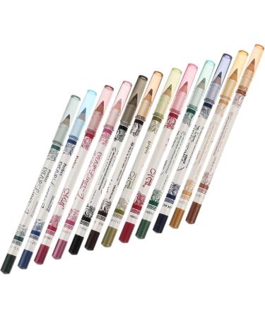  Healvian Healvian Set of 3 Lip and Eyebrow Pencils 12 Colors for Makeup Artists Parties and Weddings - Buy Online on GoSupps.com