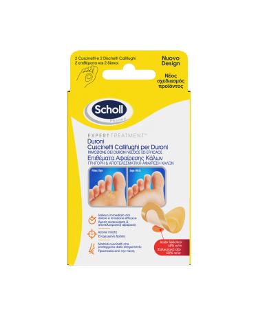 Scholl Callus and corn plasters delivery includes: 2 x round plasters and 2 x soft pads