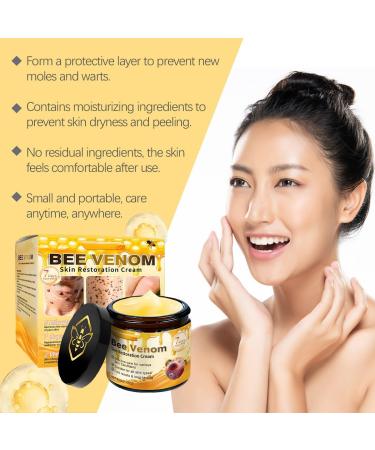 Bee Venom Skin Treatment Cream Moisturizing Firming Wrinkle Removal Anti-Aging Bee Venom Skin Restoration Comprehensive Cream. (1 Pcs) 1Pcs 2.12 Fl Oz (Pack of 1) - Buy Online on GoSupps.com
