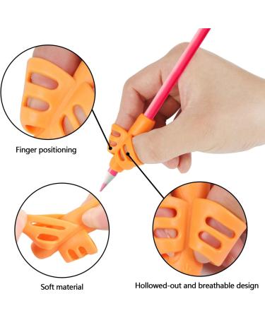 Sannix 16-Piece Ergonomic Pencil Handles for Children's Handwriting | Toddler Writing Tools | Perfect for Preschool & Kids - Buy Online on GoSupps.com