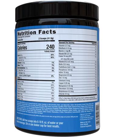 Keto Science Chocolate Cream Ketogenic Meal Shake - Energy Boosting MCTs - Supports Weight Loss - 28 Servings, 1.28 lb (Pack of 2) - Keto & Paleo Friendly - Buy Online on GoSupps.com