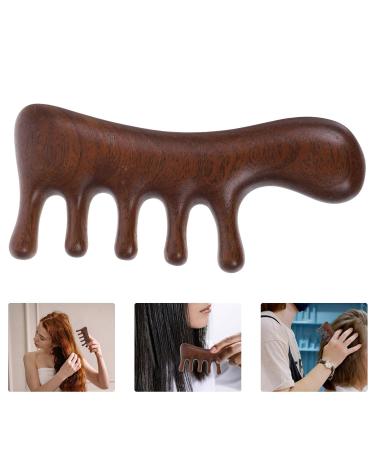 Healvian Wooden Massage Beams | Gua Sha Tools for Neck Legs & Hair Care | Manual Wide Tooth Massage Buns - Buy Online on GoSupps.com