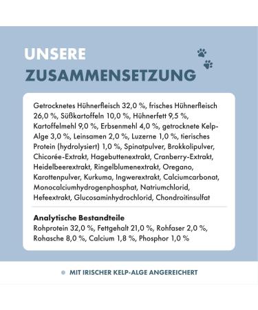 Irish Pure Dry Puppy Food | 1.5kg | Outdoor Chicken with Kelp & Vegetables | Junior | High Meat Content | Grain Free | Sensitive | Dry Dog Food | for - Buy Online on GoSupps.com