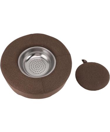 Home Moxa Board - Adjustable Moxibustion Cushions with 360 Rotation & Temperature Control for Meditation | Brown - Buy Online on GoSupps.com