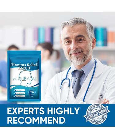 Natural Herbal Tinnitus Relief Patches for Ringing Ears & Hearing Loss | Ear Pain Relief & Improved Hearing - Buy Online on GoSupps.com
