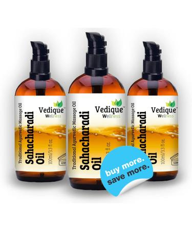 Vedique Remedies Saucharadi Oil - 500ml | 30+ Ayurvedic Herbs | Classic Muscle & Joint Massage Oil | Revitalizing & Vata Balancing | All-Natural - Buy Online on GoSupps.com