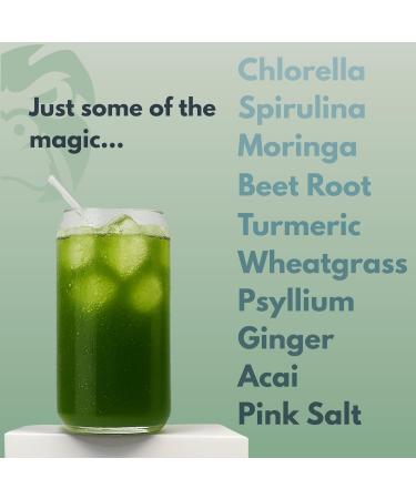 Nutrition Daily Super Greens & Electrolytes Powder Gut Health Hydration Energy & Bloating Relief Spirulina Chlorella Pre & Probiotics Digestive Enzymes Fiber Sugar Free 30 SVG Green Tea Lemonade 1.1 Pound (Pack  - Buy Online on GoSupps.com