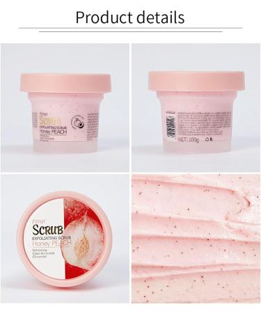 Peach Brightening Exfoliating Body Scrub Peach Smooth & Tight Body Scrub Peach Smooth & Tight Body Scrub Deep Exfoliating Scrub For Body Face - Buy Online on GoSupps.com