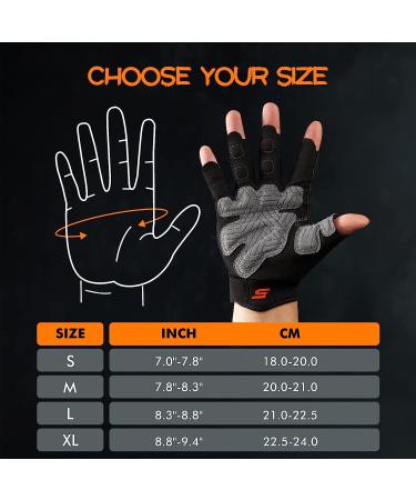 SueStar 2022 Workout Gloves for Men and Women - Full Palm Protection, Excellent Grip, Breathable Design - Ideal for Weight Lifting, Fitness, and Training - Large Size - Buy Online on GoSupps.com