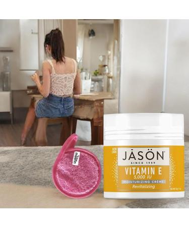 Vitamin E Cream for Skin - 5000 IU Moisturizer & Shea Butter Night Facial Cream Bundle | Soothes Sensitive Skin | Pack of 2 - Buy Online on GoSupps.com