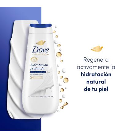  Dove Dove Advanced Care Deep Moisturizing Natural Shower Gel 3 x 400 ml - Buy Online on GoSupps.com