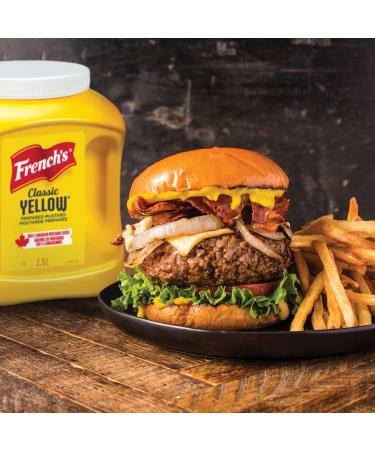 French's Classic Yellow Mustard 2.9L Mustard 340.2 g (Pack of 1) - Buy Online on GoSupps.com