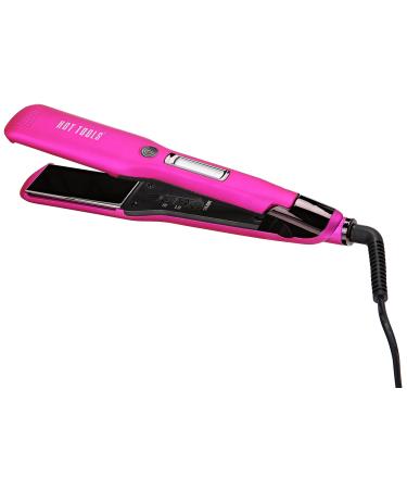 Hot Tools Professional Titanium Digital Flat Iron - 1.5 Inch Fabulous Fuchsia | International Shipping Available - Buy Online on GoSupps.com