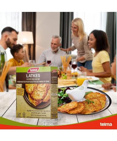 Telma Latkes Potato Pancake Mix - 2 Bags, 24 Pancakes - 170g x 1 Pack - Buy Online on GoSupps.com