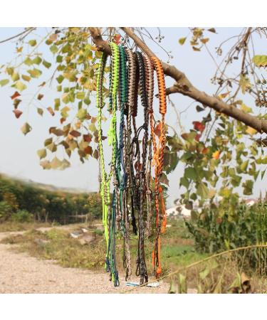 PSKOOK Duck Call Lanyard - 12 Adjustable Loops Paracord Hunting Necklace for Goose Calls - Outdoor Predator Gear in Khaki - Buy Online on GoSupps.com
