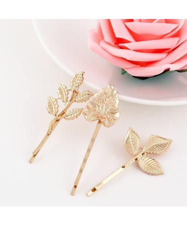 OFKP Set of 6 Pcs Ladies Retro Hair Clip Vintage Leaf Hair Clips Leaf Hairpin Hair Accessories for Women & Girls - Buy Online on GoSupps.com