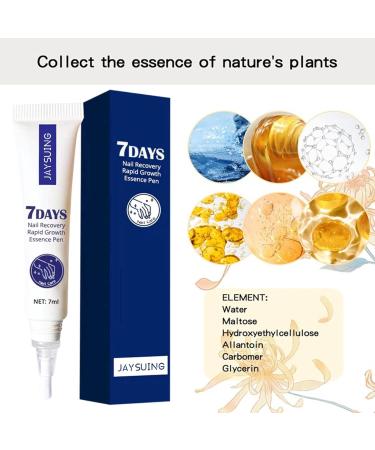 Nail Repair And Growth Essence Pen High-Strength Nail Growth Strengthening Essence 7-Day Nail Growth And Strengthening Essence Oil Thin Nail Hyperplasia Nail Serum Repair Essence 7ml - Buy Online on GoSupps.com