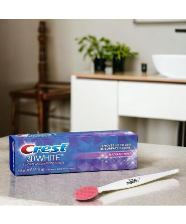 Vivid Mint Whitening Toothpaste 0.85 Oz - Pack of 4 | Stain Removal Fresh Breath Enamel Safe Fluoride Anticavity - Buy Online on GoSupps.com