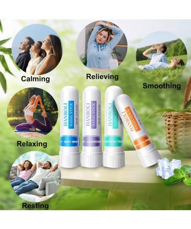 Nasal Stick(4 Pack) Portable Nasal Sticks for Daily Refreshing Pure and Natural Nasal Sticks Boost Energy Set Nose Inhaler Stick Better Breathing White 1 pack - Buy Online on GoSupps.com