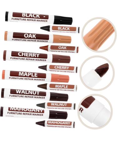 Zerodeko 1 Set Wood Floor Repair Kit - Furniture Scratch & Paint Pen for Easy Fixes | Heavy Color Oil Paint Stick & Wax for Furniture Restoration - Buy Online on GoSupps.com