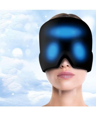 Relieve Headaches & Migraines | Leyeet Double-Layer Stretchy Hat - Cold & Hot Therapy for Swollen Eyes Sinus Relief & Stress Reduction - Buy Online on GoSupps.com