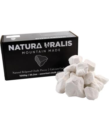 Premium Belgorod Morceaux de Craie | 200g de Morceaux de Craie Blanche - Croustillant Exceptionnel Texture Terreuse Velout e et Ferme Sensation ASMR 200 Grammes - Buy Online on GoSupps.com