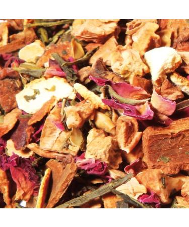 Organic Green Tea Vanilla Cinnamon Flavored Green Tea Loose Green Tea 100 gram bag with Zip 40 Cups 100% Agr - Buy Online on GoSupps.com