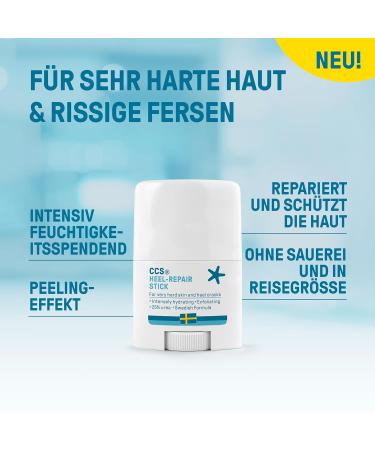 CCS Heel Repair Stick - 25ml | Ultimate Dry Feet & Cracked Heels Solution with 25% Urea for Smooth Hydrated Skin - Buy Online on GoSupps.com