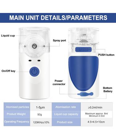 Self-Cleaning Inhalation Device | Efficient Atomizer for Adults & Children - Perfect for Home & Travel - Buy Online on GoSupps.com