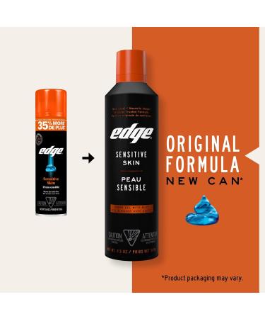 Edge Shaving Gel for Men Gel with Aloe Cream Sensitive Skin Shave Gel Moisturizes Protects and Soothes - 9.5 Oz - Pack Of 2 - Buy Online on GoSupps.com