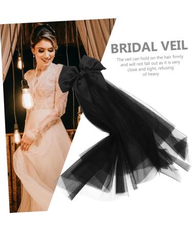 DOITOOL halloween custom veil bridal shower veil bride accessories for bachelorette party halloween wedding veil veil decorations accessories Wedding dress Shawl style satin - Buy Online on GoSupps.com