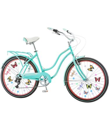 WINOMO 108pcs Luminous Bicycle Wheel Spoke Beads with 30pcs Butterflies Clips and 6pcs Dragonflies Clips - Buy Online on GoSupps.com