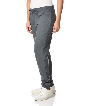 Fruit of the Loom Women's French Terry Black Heather Joggers - Medium Size - Buy Online on GoSupps.com