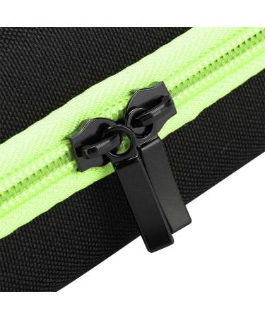 Shaver Storage Bag Waterproof Lightweight Designed forOneblade - Easy Organizer Mesh Bag for Accessories (Black Green) - Buy Online on GoSupps.com