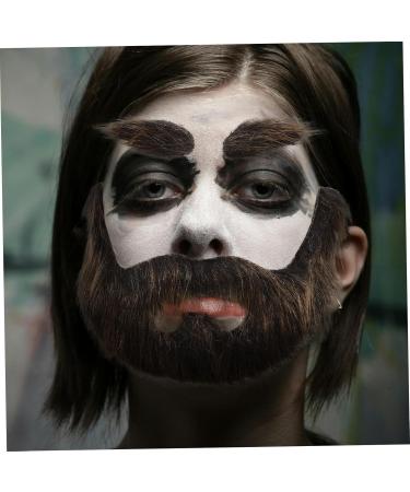 WOONEKY 1 Set Beard Dress up Man Dress up Pirate Beard Fake Beard DIY Fake Mustache Viking Costume Plush - Buy Online on GoSupps.com