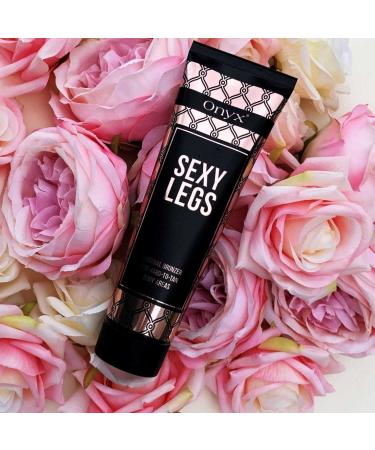 Onyx Sexy Legs Tanning Lotion with Bronzer - Double Bronzing Formula for Perfectly Tanned Legs - Fast-Absorbing & Anti-Orange Technology - Buy Online on GoSupps.com