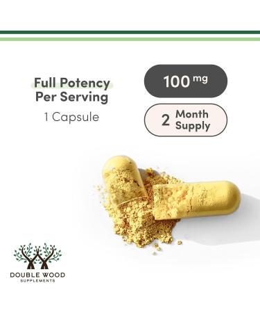 Dihydroberberine Supplement 100mg 60 Capsules (Patented GlucoVantage Super Berberine May be 5X More Effective Than Berberine with Less Side Effects) Third Party Tested Vegan Safe by Double Wood - Buy Online on GoSupps.com