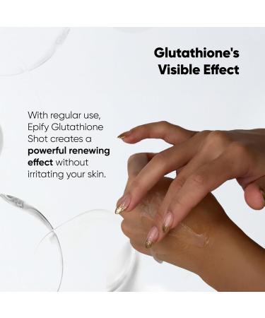 Epify Glutathione Shot Exfoliating for Face and Body Deep Skin Renewal with Glutathione & Arbutin Gentle Peeling and Hydration 2.54 Fl Oz (Pack of 1) - Buy Online on GoSupps.com
