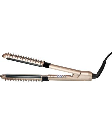 Demeliss XCurler 2-in-1 Professional Hair Smoothing & Curling Iron | Ceramic Plates 5 Temp Settings Long-Lasting Curls for All Hair Types - Buy Online on GoSupps.com