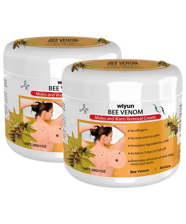 Yasovigi Bee Venom Repair Cream Hydrating Moisturizing Cream Bee Venom Moisturizing Repair Cream Provides for All Parts of The Body Remove Spots for Men&Women (2 pcs)