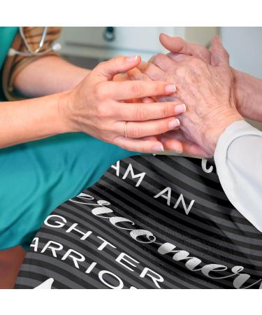 Inspirational Medicinal Blanket | Unique Funeral & Comfort Gifts for Cancer & Mastectomy Patients (50x60 Black) - Buy Online on GoSupps.com