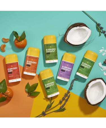Alaffia Everyday Coconut Charcoal Deodorant - Natural Odor Protection, Aluminum-Free, 2.65 oz - Buy Online on GoSupps.com
