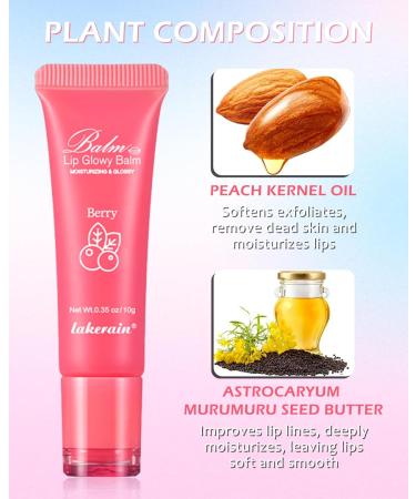 Moisturising Lip Mask Hydrating & Nourishing Natural Lip Balm Lip Sleeping Mask Lip Care Lip Treatment Repairs Lip Wrinkles Lip Lines Skincare Products for Women 2# 2# Berry - Buy Online on GoSupps.com