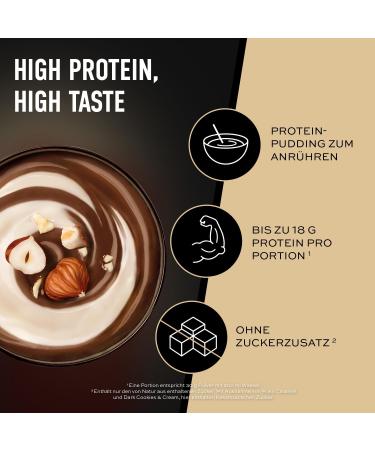 ESN Designer Protein Pudding - Hazelnut Nougat Flavor (360g) | High Protein Mix Made in Germany 23g Protein/Serving - Buy Online on GoSupps.com