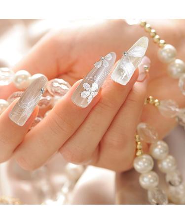  demaxiyad 3D Nail Sculpting Gel | 8ml Pearlescent Non-Sticky 3D Floral Nail Art Builder Gel | For Home Salon Daily Use Travel Holidays Birthdays Christmas Weddings Dates Parties - Buy Online on GoSupps.com