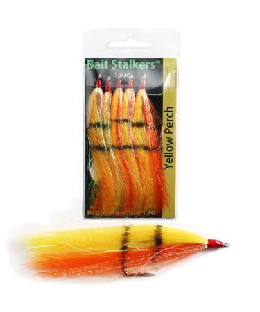 Bait Stalkers: Stinger Flies to Catch Extra Catfish Add to Any Catfishing Rig 5-Pack Yellow Perch
