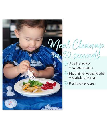 Grabease Allover Bib for 6m+ â€“ Fun Cloud Design | Durable & Easy Clean - Buy Online on GoSupps.com