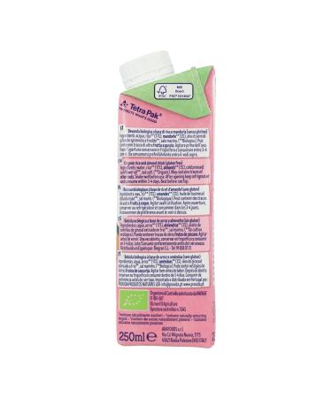 Isola Bio Rice Almond Milk 250ml - Organic Dairy-Free Beverage for Healthy Living - Buy Online on GoSupps.com