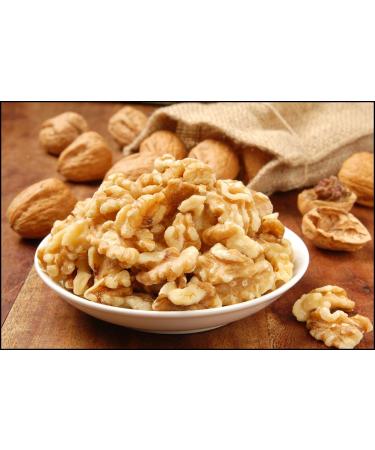 Walnut Halves and Pieces Raw Natural Californian Nuts Gluten Free Unroasted Vegan (1 Kg) Walnut 1 Kg